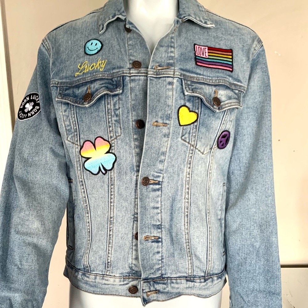 Lucky Brand PRIDE BORN LUCKY LGBTQ+ PRIDE Denim Jacket XS